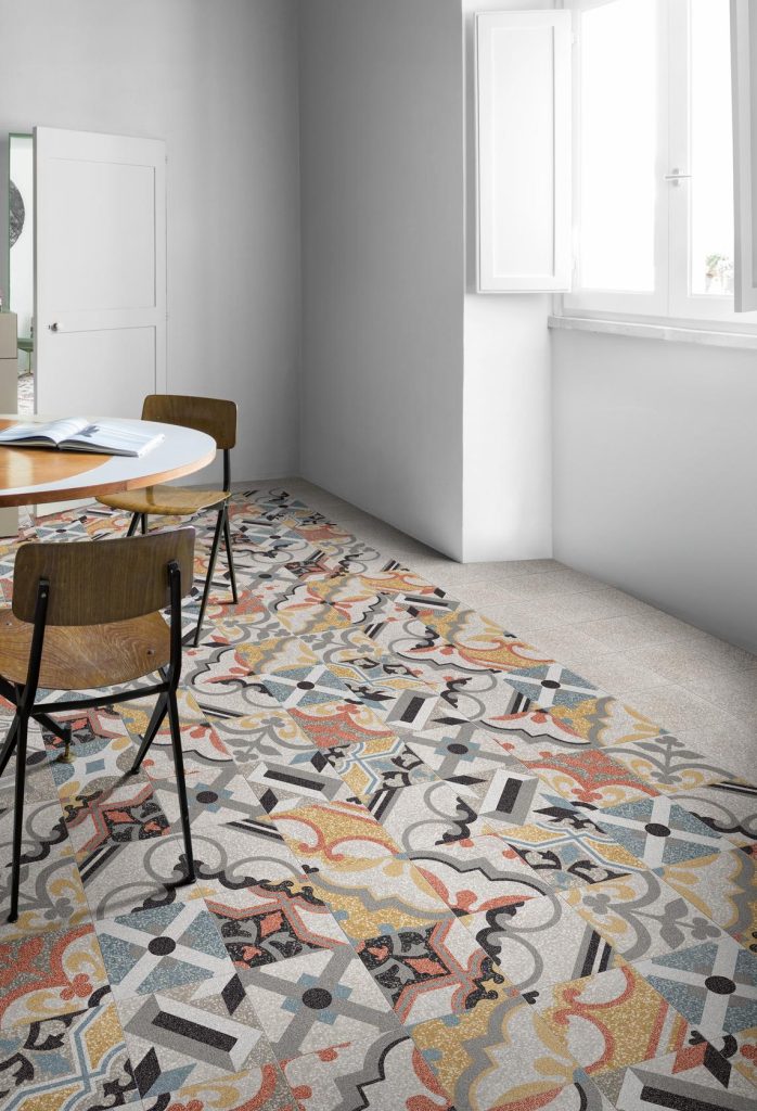 DESIGN SCAGLIE WHITE + MIX DEKOR