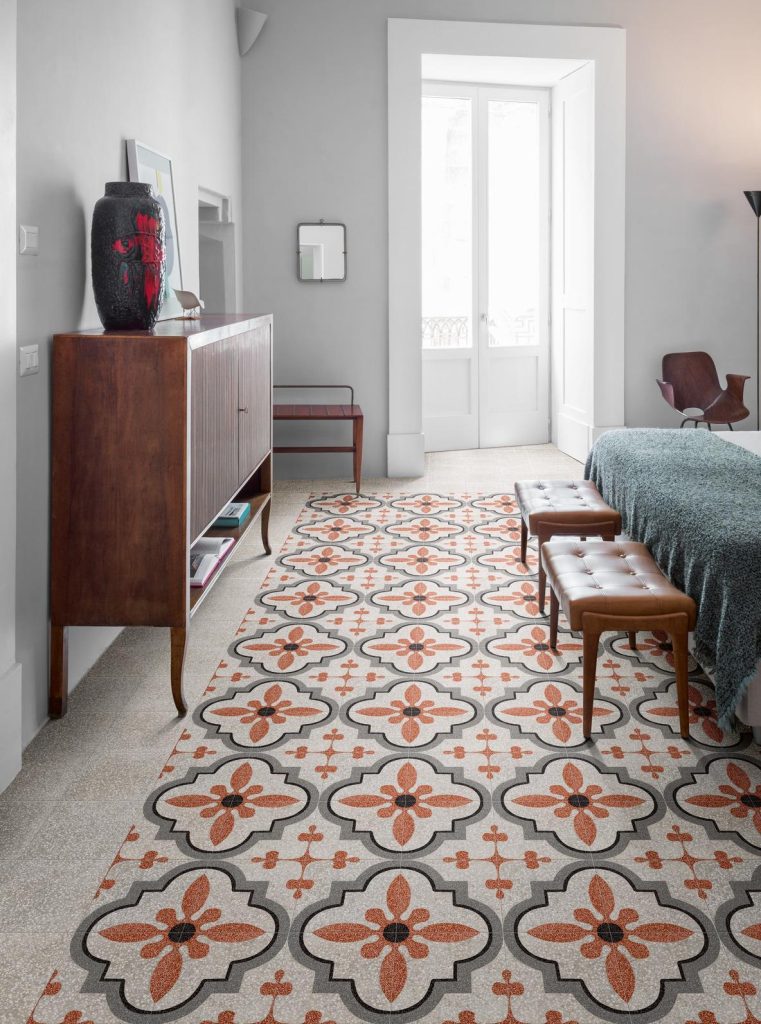 DESIGN SCAGLIE WHITE + TAPPETO 12