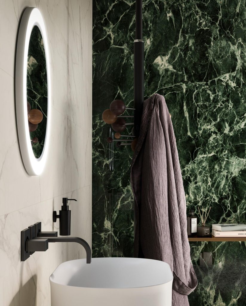XL MARBLE VERDE + XL MARBLE STATUARIO