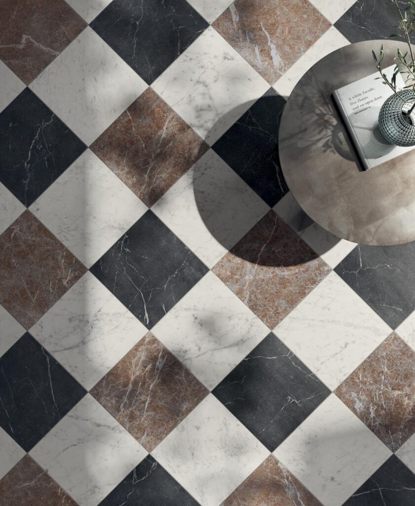 CLASSIC MARBLE CARRARA + ANTIQUE ROSSO + VINTAGE NERO