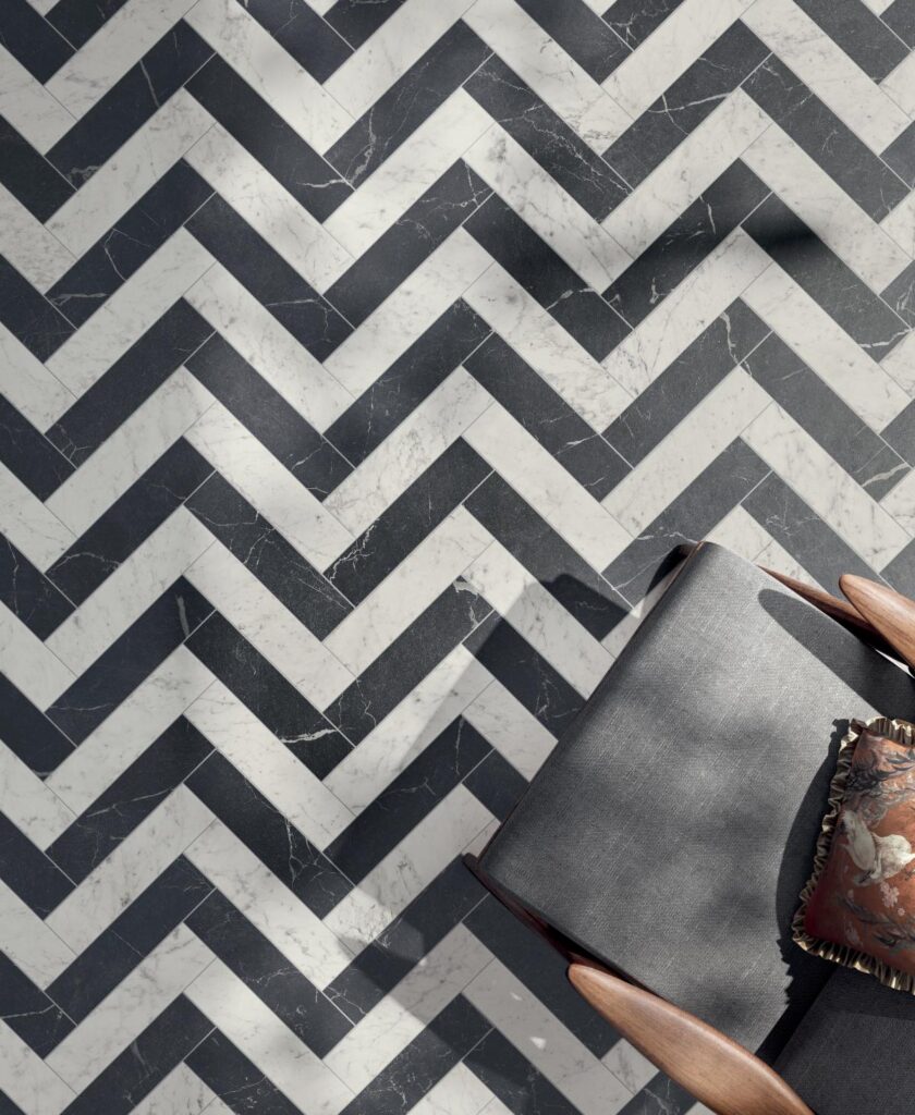 CLASSIC VINTAGE NERO + MARBLE CARRARA